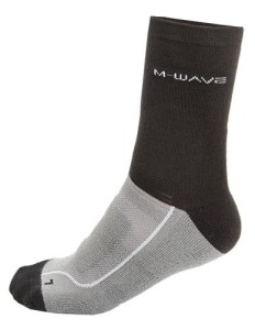 SKARPETY M-WAVE DŁUGIE SZARO-CZARNE roz. 39/42