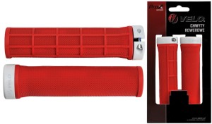 CHWYTY VELO PROX VLG-975A-11D2-L1 132mm CZERWONE SKRĘCANE