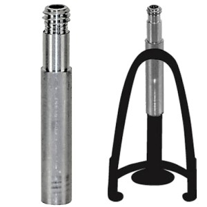 PRZEDŁUŻKA M-WAVE DO WENTYLI PRESTA 40MM.SREBRNA