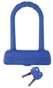 ZAMKNIĘCIE M-WAVE  U-LOCK B 189 SILIKON NIEBIESKIE