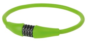 ZAMKNIĘCIE M-WAVE PĘTLA / SZYFR 12MM X 900 ZIELONE