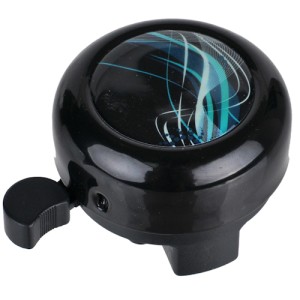 DZWONEK M-WAVE CZARNY ZE WZOREM