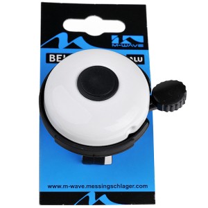 DZWONEK M-WAVE ALUMINIOWY BIAŁY