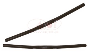 KIEROWNICA M-WAVE ALU PROSTA CZARNA 25,4x580 MM