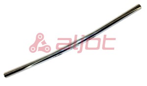 KIEROWNICA M-WAVE ALU PROSTA SREBRNA 25,4x620 MM