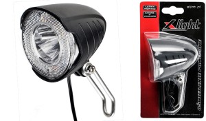 LAMPA PRZÓD X-LIGHT DYNAMO 1W LED 15 LUX (XC-110)