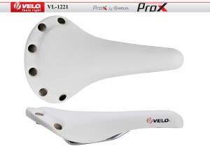 SIODEŁKO VELO PROX  VL-1221 FIX BIKE BIAŁE ZONE CUT