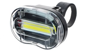 LAMPA PRZÓD X-LIGHT COB LED (JY-006AF-1) 60Lm, BATERIE 2xAAA