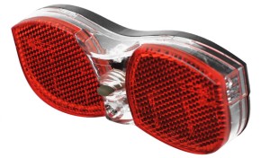 LAMPA TYŁ X-LIGHT NA BAGAŻNIK 3 SUPER LED -2xAAA BATERIE (XC-105)