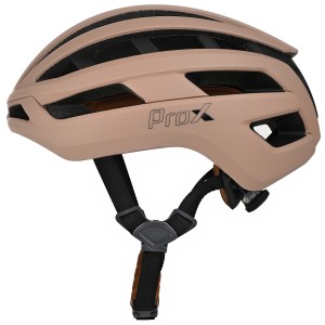 KASK PROX  YELO CIEMNY BEŻ  M (55-58cm)