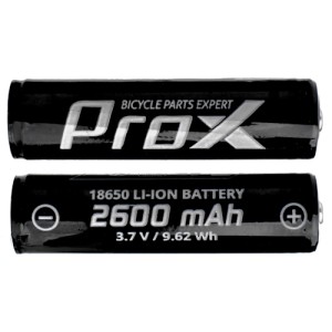 AKUMULATOR PROX 18650 Li-ion 2600MAH, 3,7V