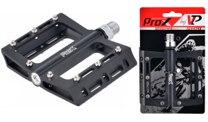 PEDAŁY  PROX STIG CZARNE ALUMINIOWE PLATFORMA PINY OŚ CR-MO