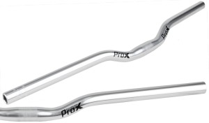 KIEROWNICA  PROX ALU GIĘTA 25,4/640/30mm - SREBRNY POŁYSK