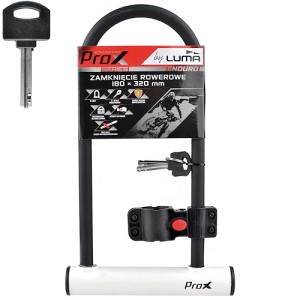 ZAMKNIĘCIE  PROX U-LOCK 180x320 MM. BIAŁE KLUCZYK