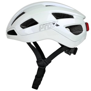 KASK PROX  MAGNETO LED BIAŁA PERŁA  M/L(55-58CM)
