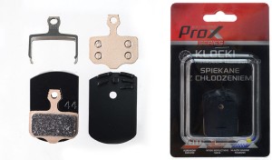 KLOCKI HAMULCA TARCZOWEGO  PROX SPIEK/RADIATOR AVID DB, ELIXIR BPF-44S + SP-44