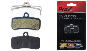 KLOCKI HAMULCA TARCZOWEGO  PROX PÓŁMETALICZNE SAINT 2008 M810 ZEE/BR-M640 BP-43&SP-43 SEMI-M.