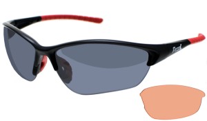 OKULARY PROX  RAY BIKE 31 CZARNO-CZERWONE WYMIENNE SOCZEWKI