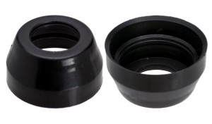 NAKŁADKA NA STERY KIEROWNICY NECO H131 NA 1 1/8" PLASTIK CZARNA