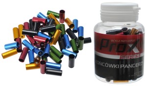 KOŃCÓWKA PANCERZA HAMULCA PROX ALU CNC KOLOR (BOX 100 szt.)