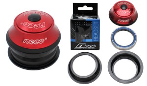 STERY KIEROWNICY NECO PÓŁZINTEGROWANE H146M 15MM CZERWONE MASZYNA