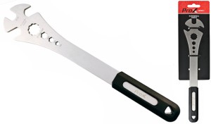 KLUCZ  PROX DO PEDAŁÓW WR-09, 320MM MULTIFUNKCYJNY Z RĄCZKĄ