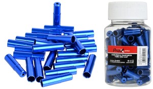 KOŃCÓWKA PANCERZA PRZERZUTKI PROX ALU NIEBIESKA (BUTELKA 100 szt.)