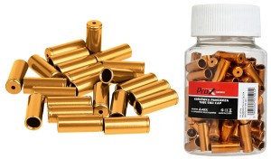 KOŃCÓWKA PANCERZA HAMULCA PROX ALU ZŁOTA (BUTELKA 100 szt.)