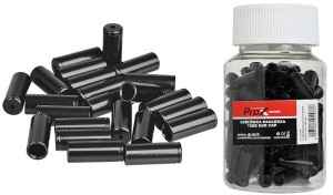 KOŃCÓWKA PANCERZA HAMULCA PROX ALU CZARNA (BUTELKA 100 szt.)