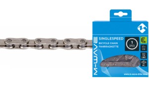 ŁAŃCUCH M-WAVE 1 RZĘDOWY 112 OGNIW 1/2"x3/32" E-BIKE BOX