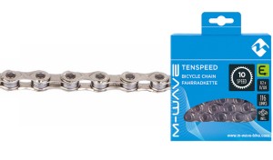 ŁAŃCUCH M-WAVE 10 RZĘDÓW 116 OGNIW 1/2"x11/128" E-BIKE BOX