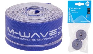 FARTUCH M-WAVE WYSOKOCIŚNIENIOWY NA OBRĘCZ 20MM 28" NIEBIESKI