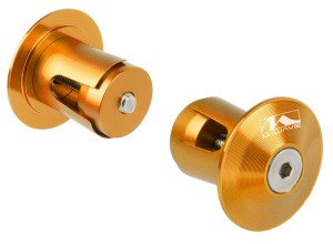 KORKI W KIEROWNICĘ M-WAVE ALU ZŁOTE