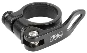 OBEJMA M-WAVE Z SZYBKOZAMYKACZEM 34,9MM CZARNA