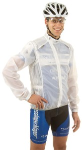KURTKA ROWEROWA WIND JACKET PRZEZROCZYSTA XL