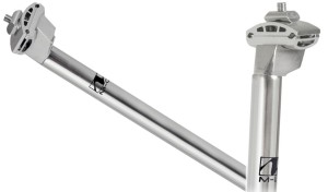 WSPORNIK SIODŁA M-WAVE 350/27,2  ALU SREBRNY