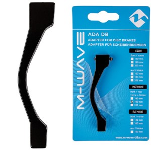 ADAPTER M-WAVE DO HAMULCA TARCZOWEGO PRZÓD/TYŁ 160/180MM