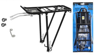 BAGAŻNIK M-WAVE ALU CZARNY, REGULOWANY 24" - 28"