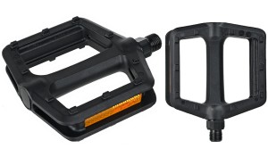 PEDAŁY VP - 535 NYLON CZARNE OŚ BORON (BOX) ODBLASKI