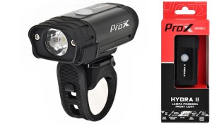 LAMPA PRZÓD PROX HYDRA II 400Lm, 1100mAh, USB-C, SAFE MODE, GO PRO