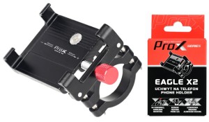 UCHWYT PROX EAGLE X2 ALUMINIOWY DO SMARTPHONA CZARNY