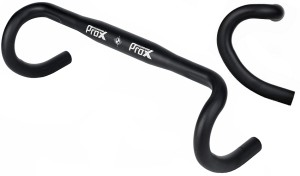 KIEROWNICA  PROX ALU SZOSA 31,8/125mm/70mm SZEROKOŚĆ 420mm, CZARNA MATOWA