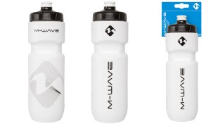 BIDON 0,75L M-WAVE PLASTIKOWY BIAŁY
