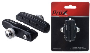 KLOCKI SZOSOWE  PROX 55 MM. CZARNE Z WYMIENNĄ OKŁADZINĄ SHIMANO105/ULTEGRA&DURE ACE