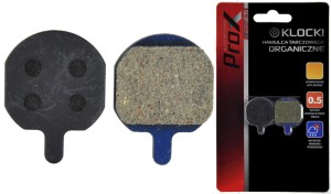 KLOCKI HAMULCA TARCZOWEGO  PROX ORGANICZNE HAYES SOLE, MX2,MX3, PROMAX DSK-810 BP-26