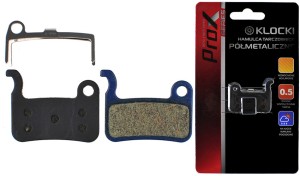 KLOCKI HAMULCA TARCZOWEGO  PROX PÓŁMETALICZNE SHIMANO XTR M965/966 XT M765/LX M858 BP-17 & SP-17 SEMI-M.