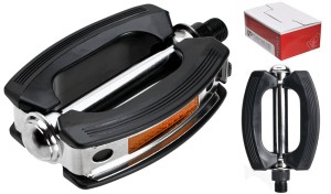 PEDAŁY VP - 813  ANTYPOŚLIZGOWE 9/16" OŚ BORONOWA, STAL+ GUMA