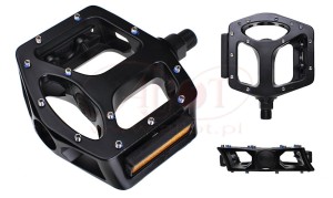 PEDAŁY VP - 559 ALUMINIOWE BMX WYKRĘCANE PINY - CZARNE