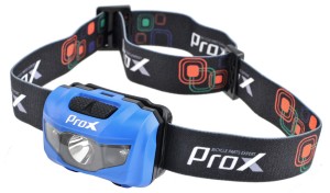 LAMPA PRZÓD PROX CZOŁOWA CYGNUS NIEBIESKA 3 LED, 3xAAA (507) 145 Lm