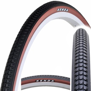OPONA KENDA 27" X 1 1/4 K103 BRĄZOWY  BOK